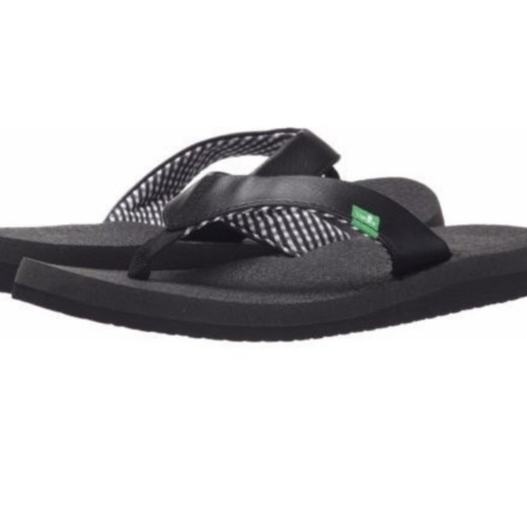 Sanuk Women's Yoga Mat Flip-Flop Thong Sandals-WHITE ONLY LEFT - Picture 5 of 7